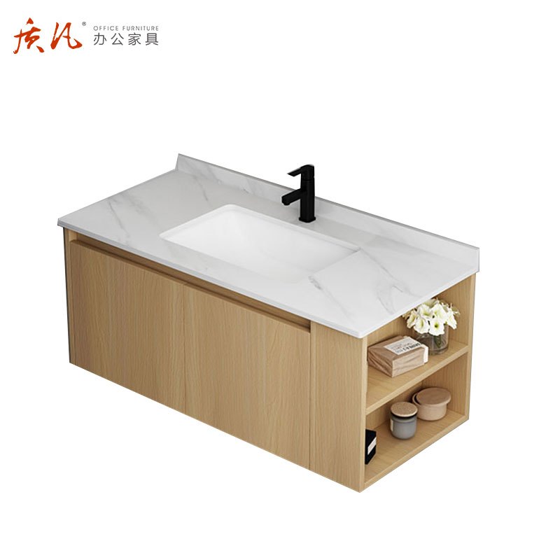 质凡浴室柜组合带侧边柜台盆柜 50*60cm
