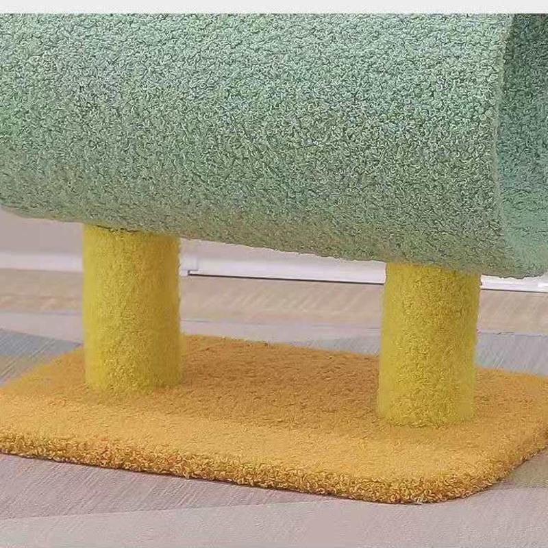 猫爬架玩具颜色随机发送 猫树一体猫爬架小型剑麻猫抓柱不掉屑立式猫抓板猫玩具逗猫神器