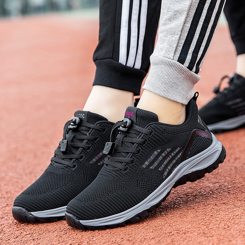 正品张凯丽正品得知足力健身体老人鞋女夏季妈妈鞋网面中老年休闲爸爸