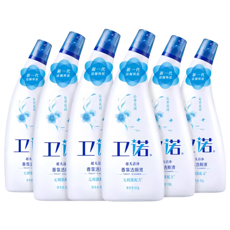 蓝月亮卫诺香氛洁厕液500g*6(沁香花园) 除菌洁厕灵马桶清洁剂