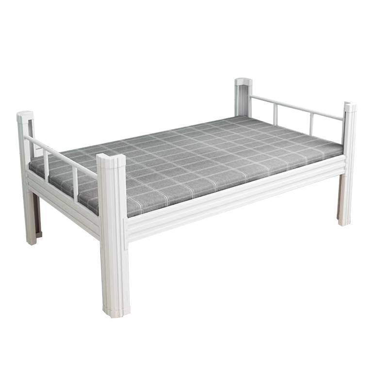 止臣 单人床 铁床学生公寓床员工宿舍床单层床钢制床铁架铁艺床 T3高清大图