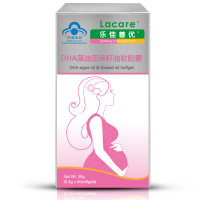 [苏宁红孩子]乐佳善优 Lacare DHA藻油亚麻籽油软胶囊 0.5g*60粒 3岁以上盒装