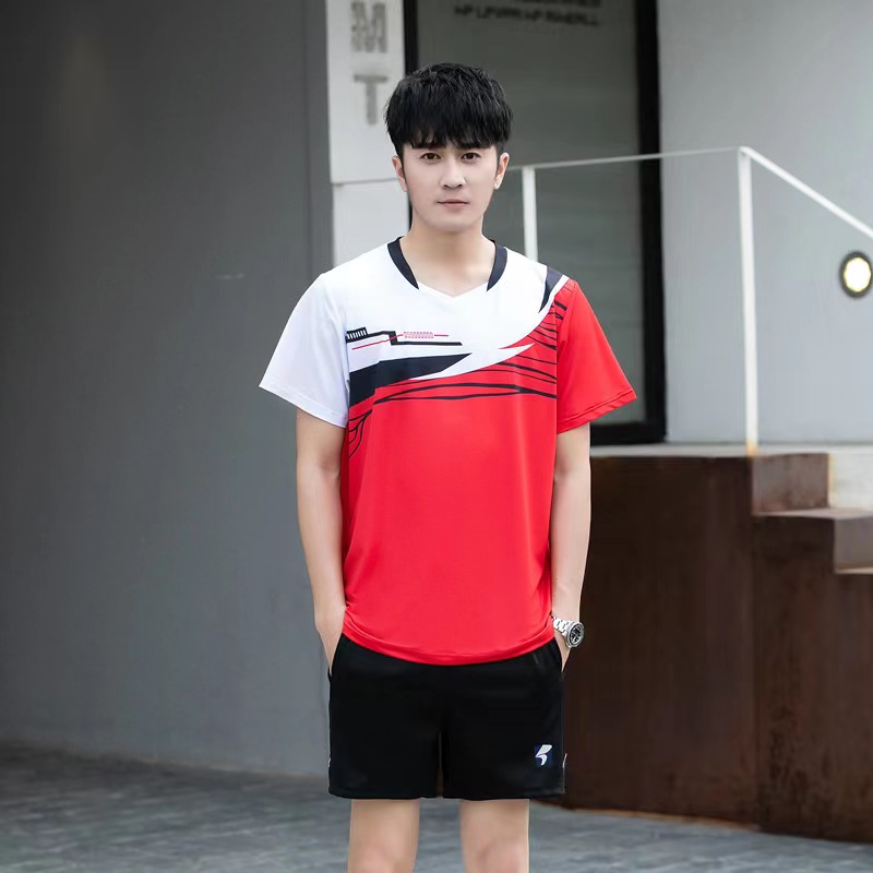 蒙企智品新品情侣运动服男女羽毛球服套装Y-5165高清大图
