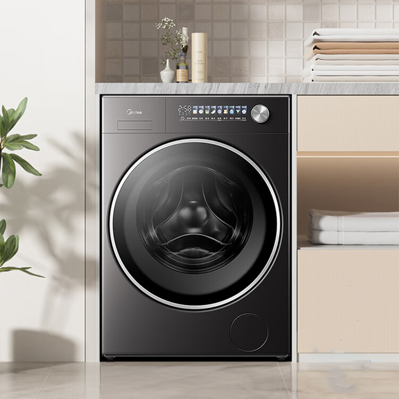 美的滚筒洗衣机全自动家用MD10L3PRO元气2.0标准款无孔除菌lL3洗烘