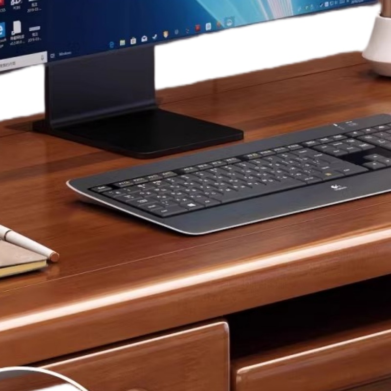 豫龙都电脑桌1.35米张高清大图