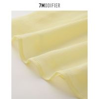 拉夏贝尔7M拉夏贝尔简约圆领女装新款七分袖圆领雪纺学生上衣