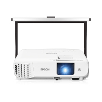 爱普生(EPSON)CB-FH06 [100英寸16:9电动幕布]商用家用投影仪投影机投墙商务办公用会议培训易用1080P高清投影仪 3500流明1920×1080超高清宽屏分辨率