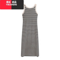 YIBUSHENG装搭配一整套薄款防晒衬衫套装女外搭开衫两件套条纹背NS款E S 条纹背心裙单件
