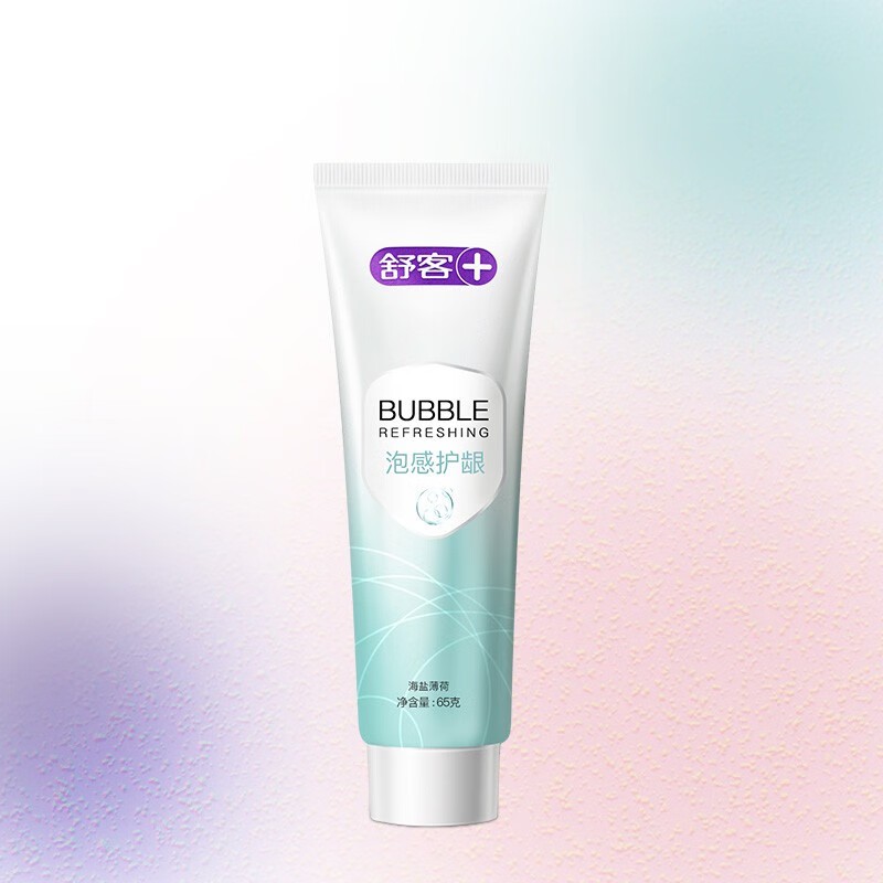 舒客泡感护龈牙膏 (海盐薄荷)180g高清大图