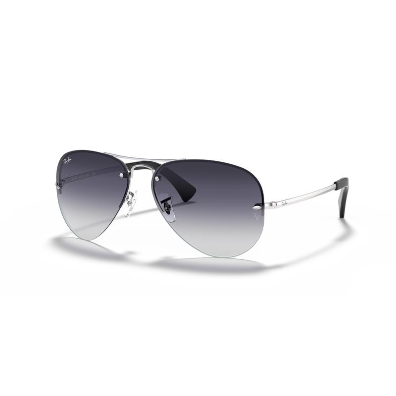 RayBan男士经典飞行员太阳镜 新款半框轻便时尚气质日常开车休闲墨镜