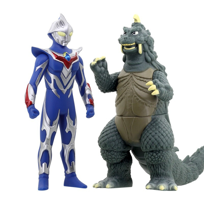 万代 超决战对装奥特曼 决战怪兽 奥特曼与怪兽 赛罗捷德迪迦奥特曼