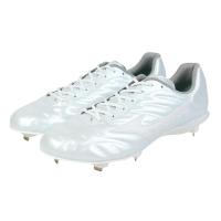 美津浓(Mizuno)男士棒球鞋轻量透气防滑耐磨专业训练户外运动 White 44.5