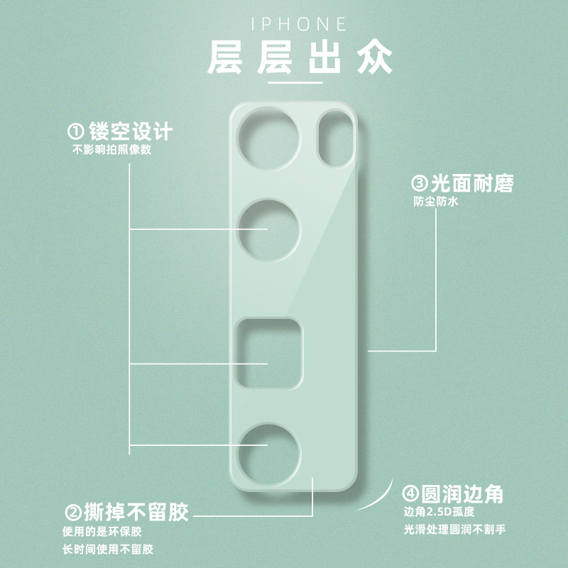 华为nova7纯色镜头贴nova7pro防刮防摔nova7se背贴镜头膜nova7se后盖膜nov|NOVA7普紫