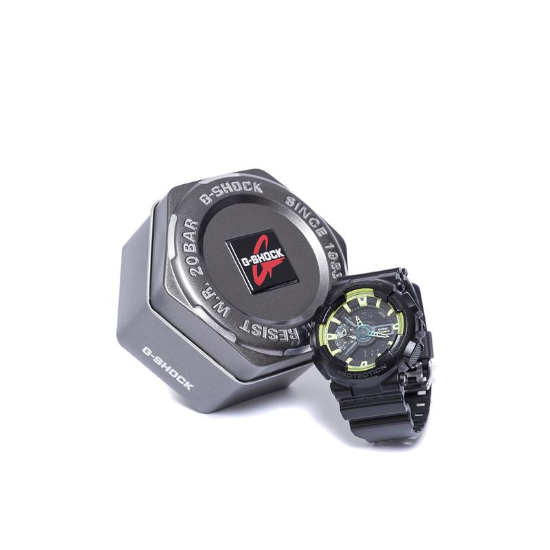 G-SHOCK男士石英防水多功能商务镀膜金属指针腕表高清大图