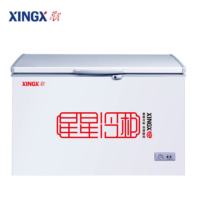 星星(XINGX) BD/BC-305E 305升 冰柜商用家用大容量冷冻柜卧式单温带锁冷藏保鲜冷柜