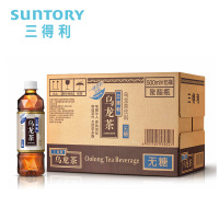 晋唐三得利(Suntory) 无糖乌龙茶饮料 500ml*15瓶整箱装