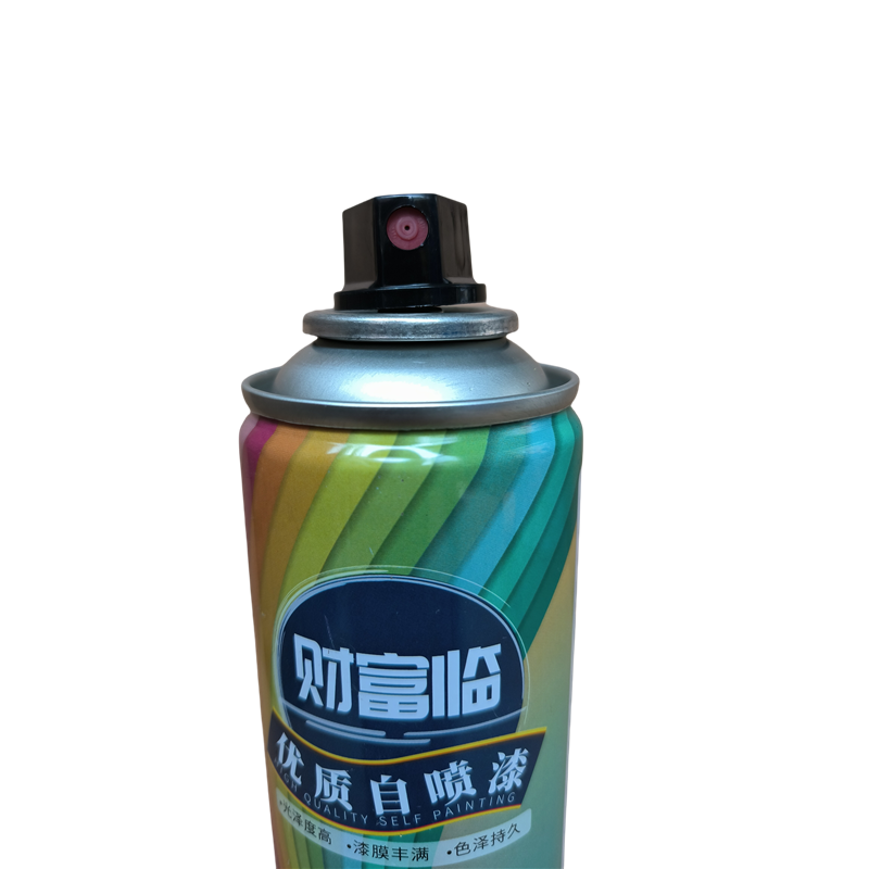 财富临 自喷漆 350ml/瓶 孔雀蓝 瓶高清大图