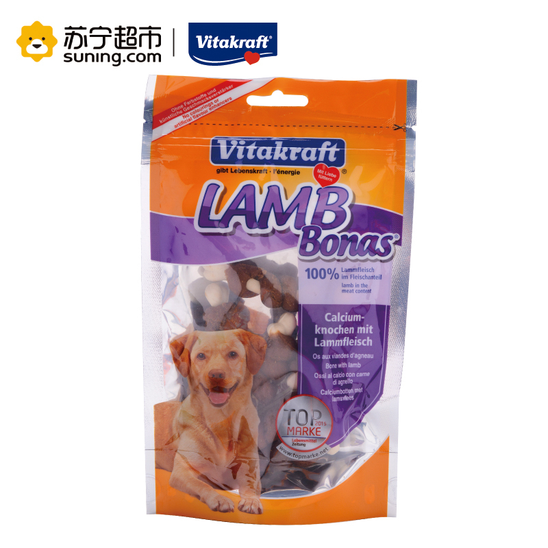 卫塔卡夫犬用零食羊肉附钙骨奖励零食80g