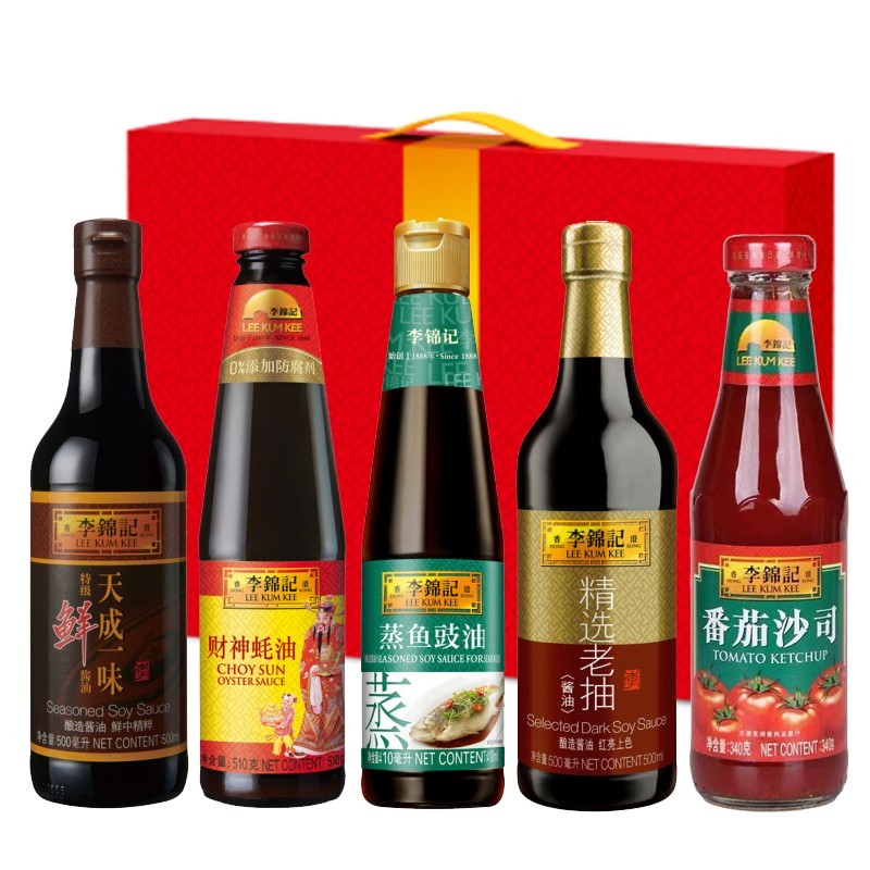 李锦记调味料套装C 850g+1410ml