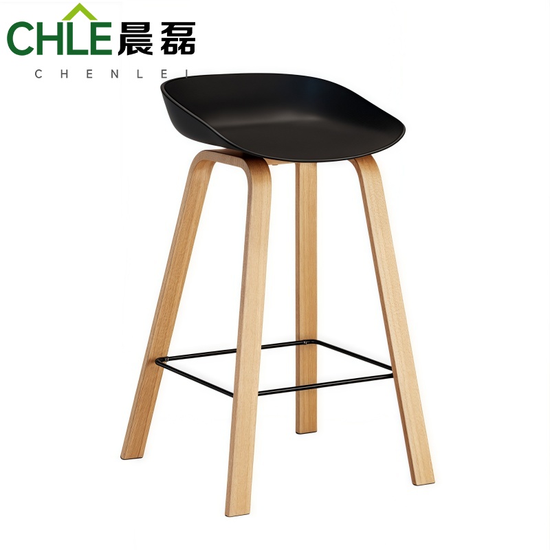 晨磊 高脚凳 75*48*48cm(黑色) 把高清大图