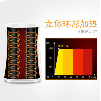 生活元素(LIFE ELEMENT)双管煎蛋器B1 单层立体环形加热不沾内胆家用机械式多功能全自动神器早餐机 可拆卸底座