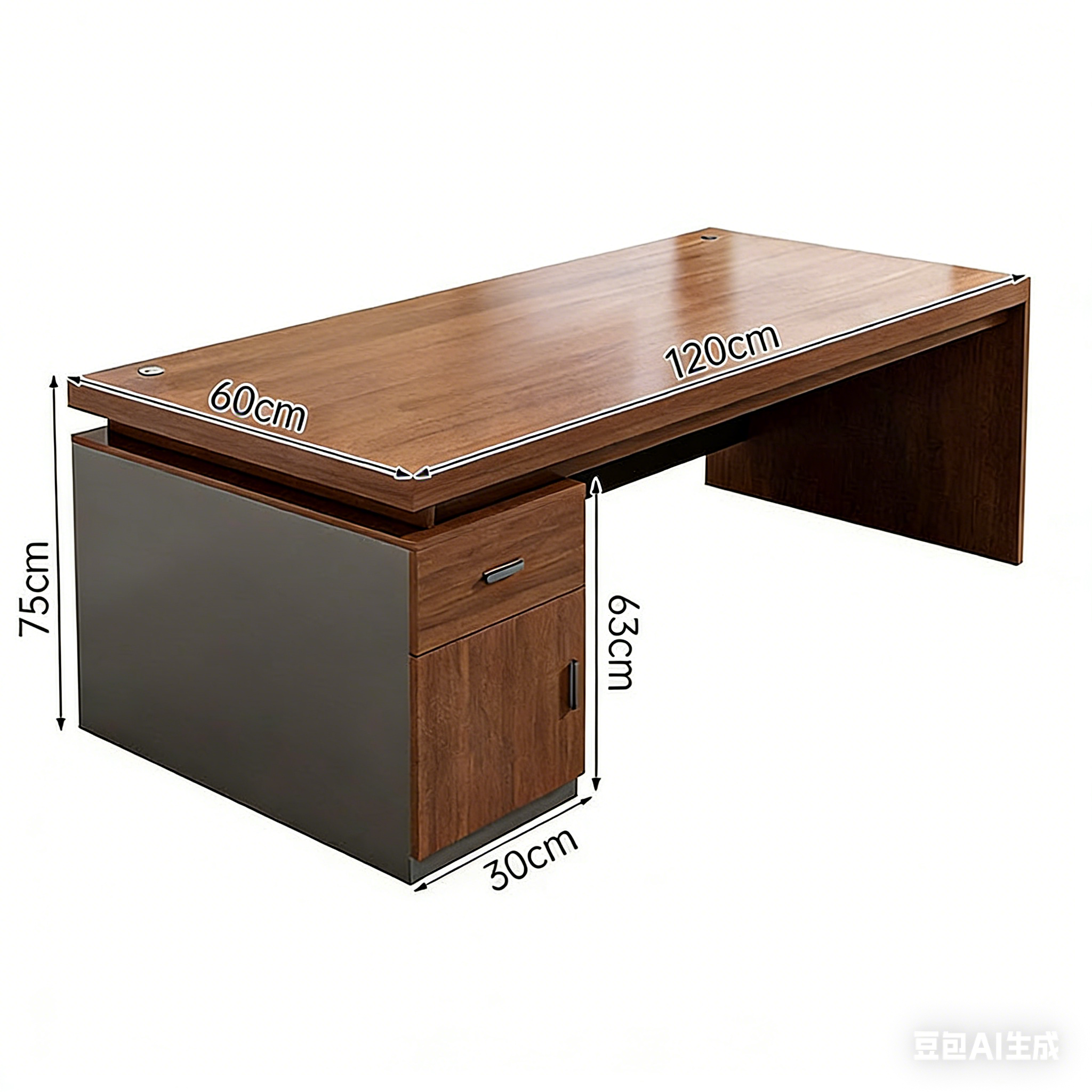 鑫睿辉 办公桌 120*60*75cm 张高清大图