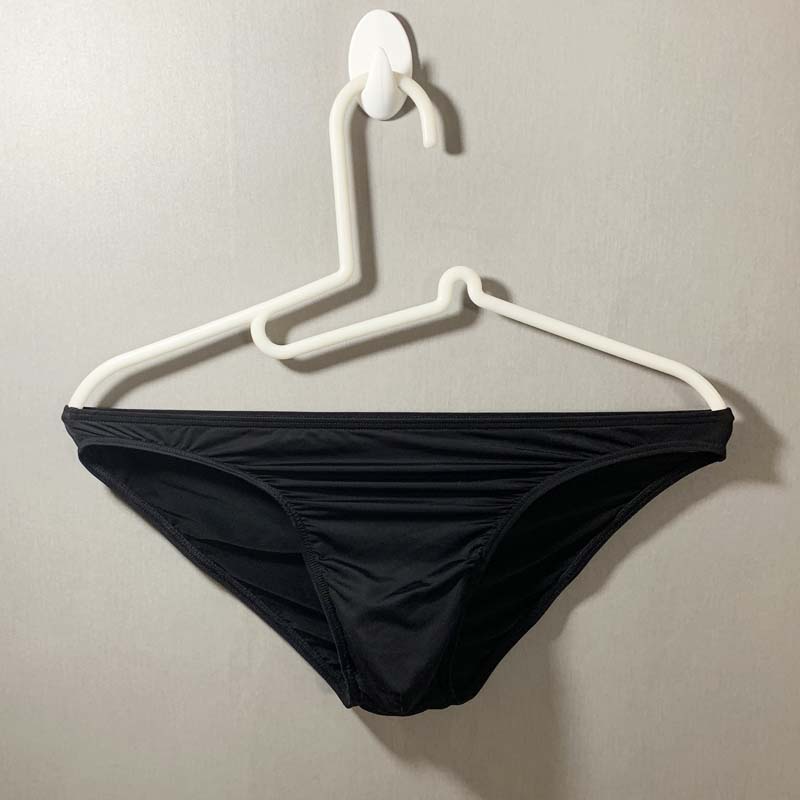 男士超薄冰丝三角裤速干低腰比基尼男性感半透明小三角男士内裤 视频