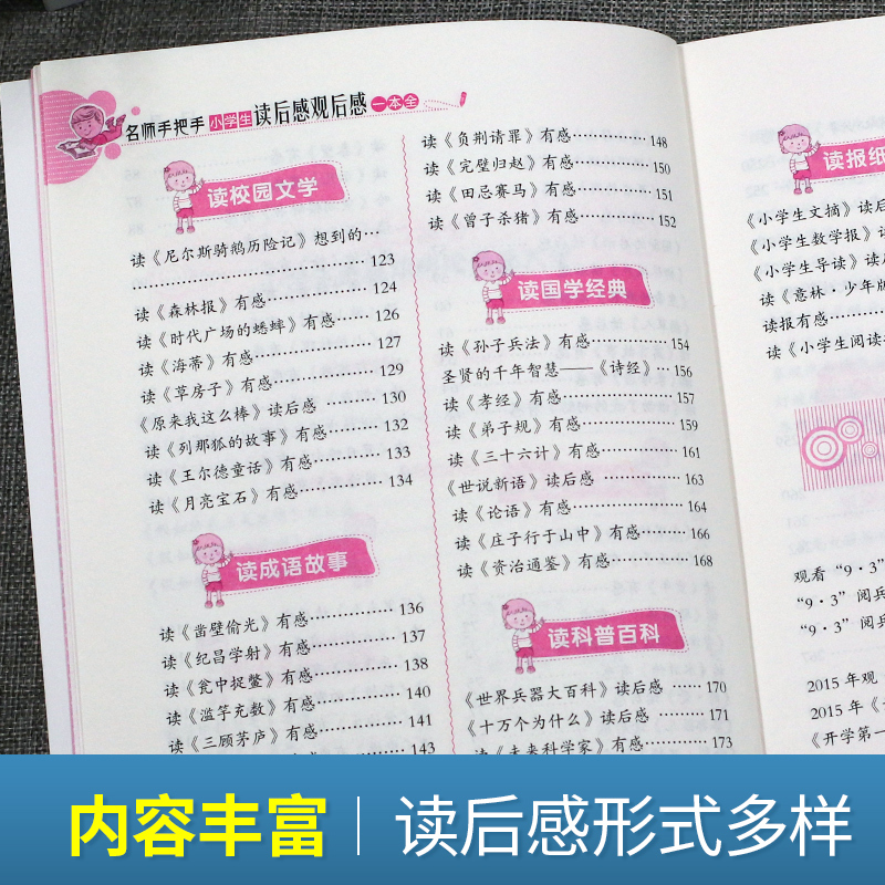 读后感+五感法写作文 小学通用 [正版]小学生读后感观后感大全斗半匠三四五六年级上册下册满分作文书写作技巧全套看电影读名