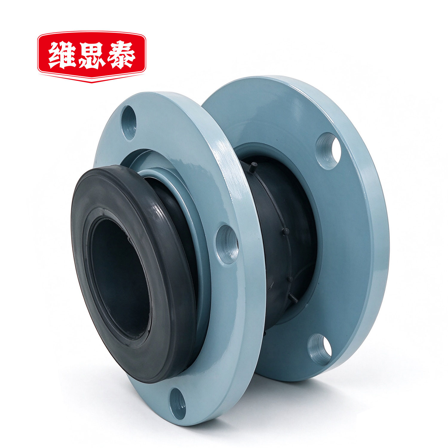 维思泰 法兰橡胶软接头水泵软连接 RLJ-DN100 个高清大图