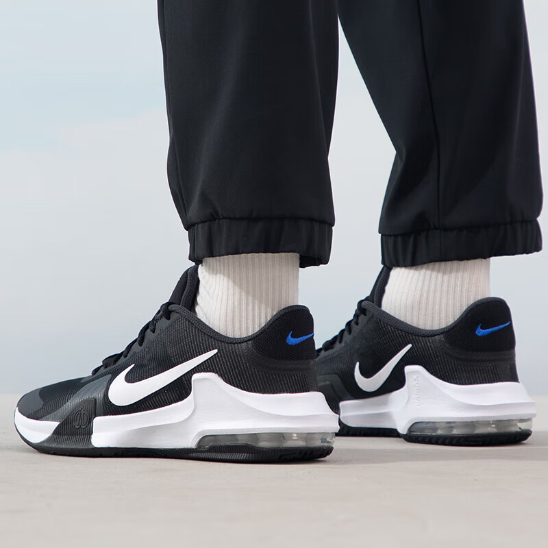 耐克（NIKE）男鞋运动鞋AIR MAX IMPACT 4气垫减震透气跑步鞋休闲鞋 DM1124-001高清大图