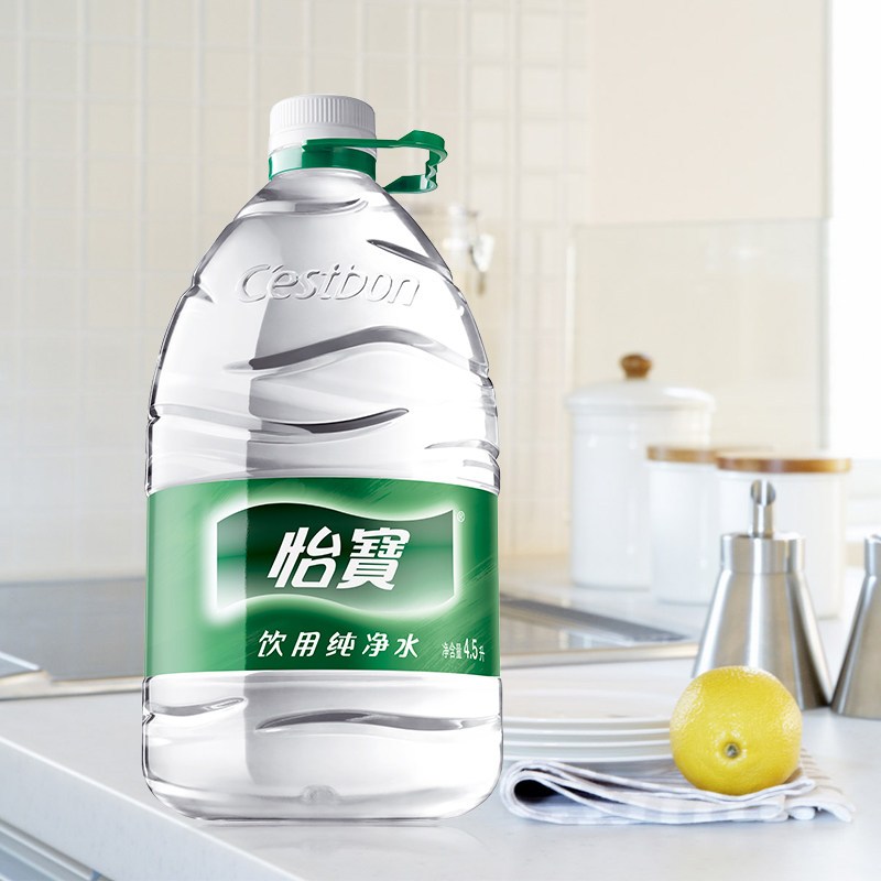 怡宝包装饮用水 555ml*24瓶 多规格可选 瓶装饮用水 4.5L*4桶整箱