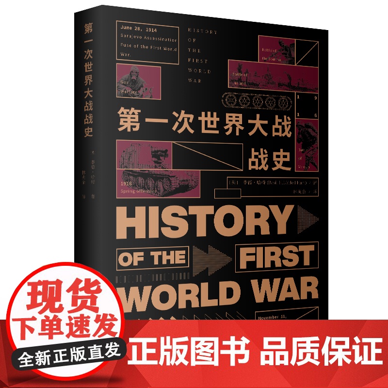 第一次世界大战战史 一战历史史料一战战史研究历史文化经典译丛 世界战争史军事中外战争历史正版图书籍 上海人民出版社 世纪高清大图
