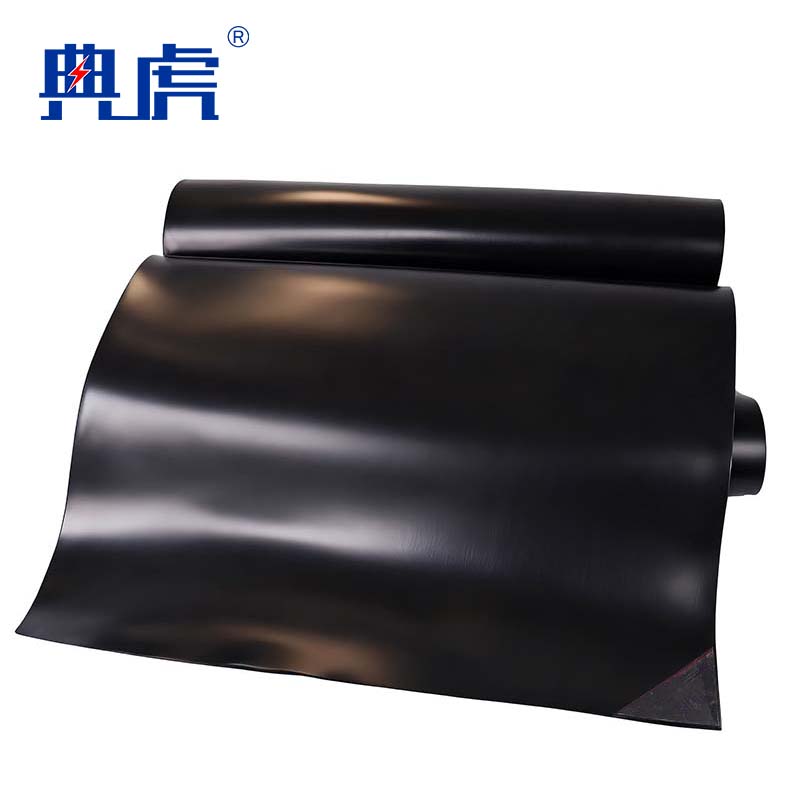 典虎 绝缘胶垫 黑色平面 10kv 10米*1米*5mm 卷高清大图