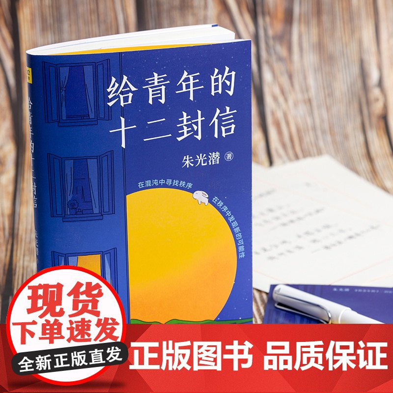 给青年的十二封信(美学泰斗朱光潜写给青年的人生智慧书,既能入世拼搏,又能出世自洽。八年级下册阅读)高清大图