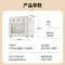 美的(Midea)家用多功能空气炸锅电烤箱PT1510 高效脱脂 360°循环热风 15L浅杏色
