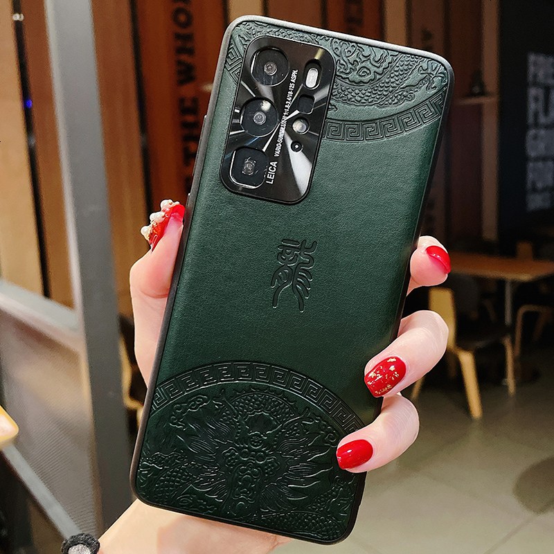 华为p40手机壳龙字p40pro手机套男款镜头全包防摔保护套华p40简约商务