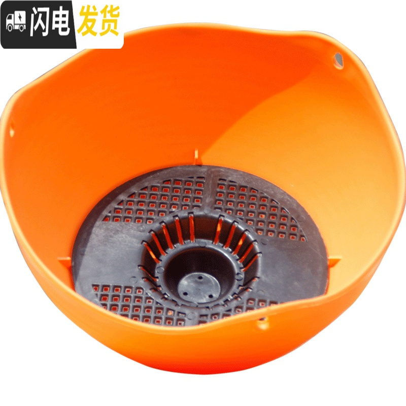 三维工匠吊兰花盆pp树脂加厚吊盆挂盆配挂钩垂吊盆悬挂吊篮盆 白色 大花盆容器