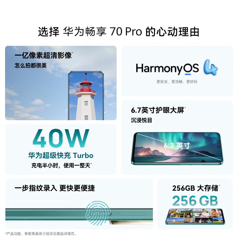 华为畅享 70 Pro 8+128GB 防爆手机1亿像素5000mAh大电池 化工厂医药工业ex天然气石油库专用 防爆定制版(带防爆证书)高清大图