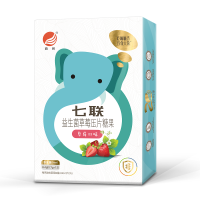 百合儿童益生菌复合果蔬益生菌 0.7g*12片 盒装 草莓压片糖果肠胃肠道吸收消化免疫力