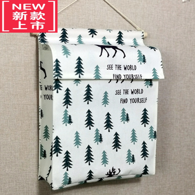 可莉允浴室放干净衣服防水袋厕所卫生纸收纳袋挂袋杂物背后袋子初中生