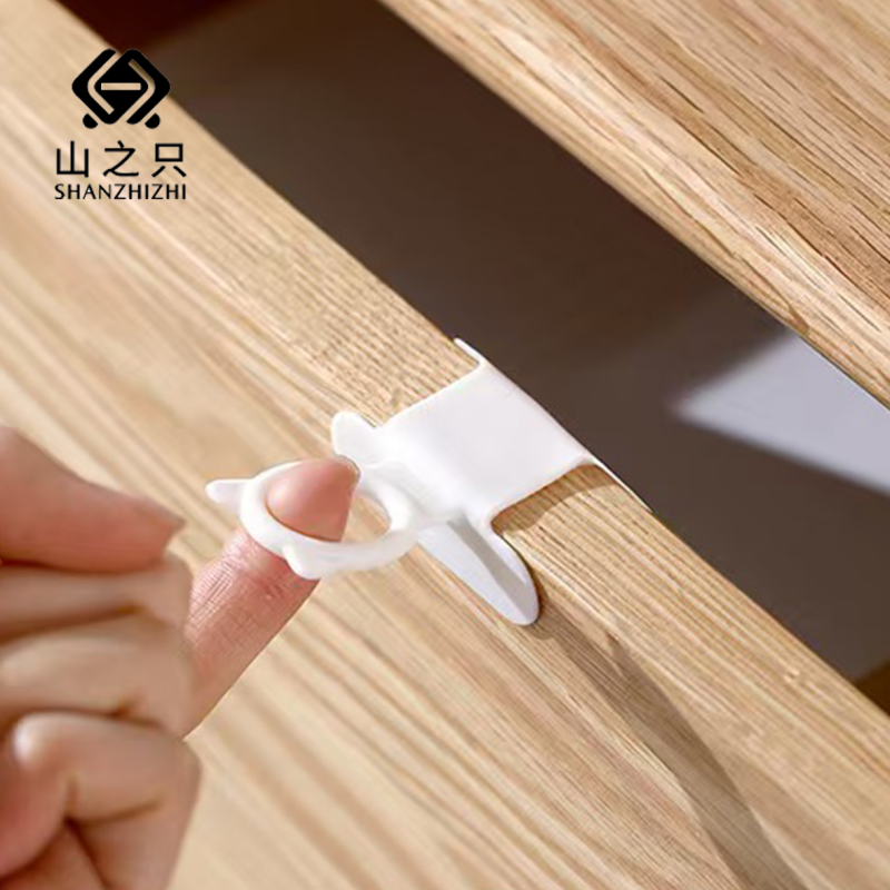 山之只 加厚硅胶马桶提盖器 白色10个/包高清大图