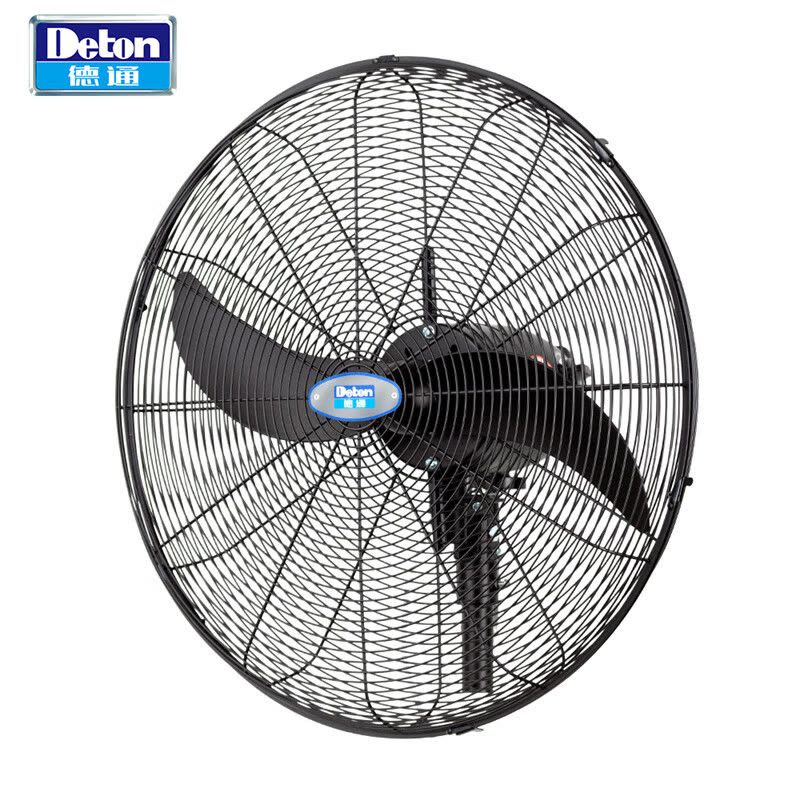 德通(Deton)工业强力风扇220V挂墙式壁挂扇可摇头三档调速工业风扇DF600-TW图片