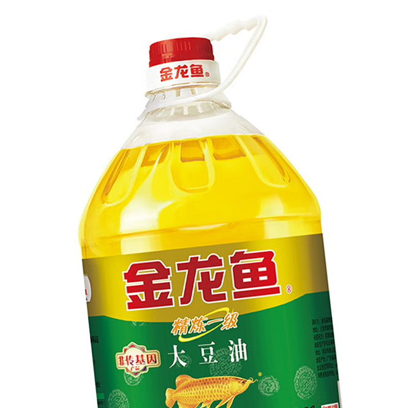金龙鱼 精炼一级大豆油 非转基因食用油5L