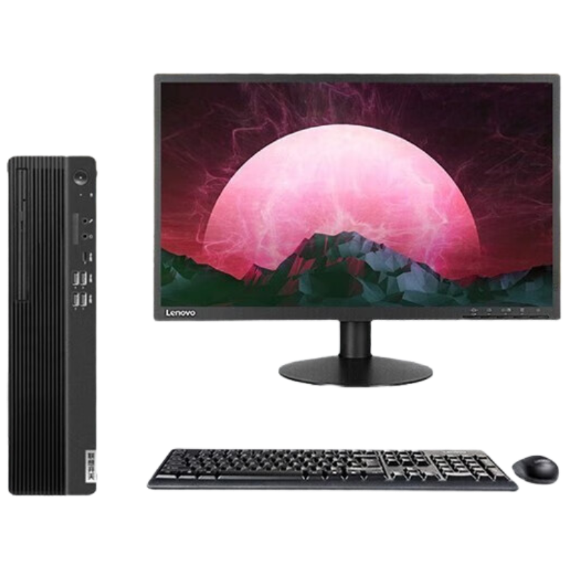 联想(Lenovo)开天M740Z P-583电脑FT-D2000 16G 256GB+1T 2G独显23.8英寸显示器