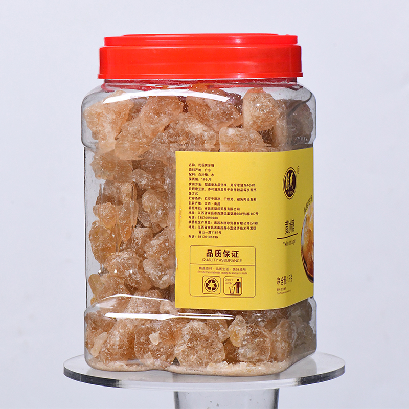 胡成 优质黄冰糖 1000g/罐高清大图