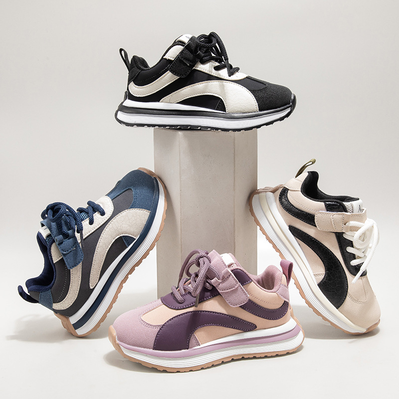 新款春秋季儿童休闲板鞋韩版女生潮流百搭运动鞋德训鞋_135