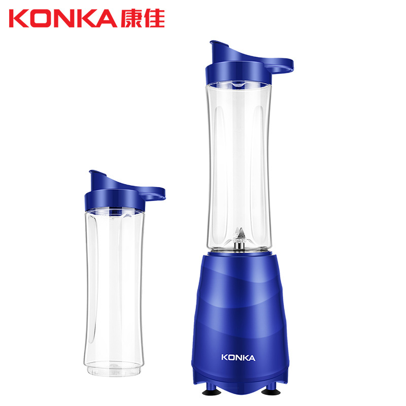 康佳(KONKA)家用榨汁机多功能迷你全自动果汁机搅拌机果蔬迷你果汁杯1档600MLKJ-JF302