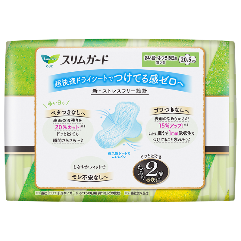 花王 乐而雅零触感超丝薄日用20.5cm 28片/包*8包(单位:包)