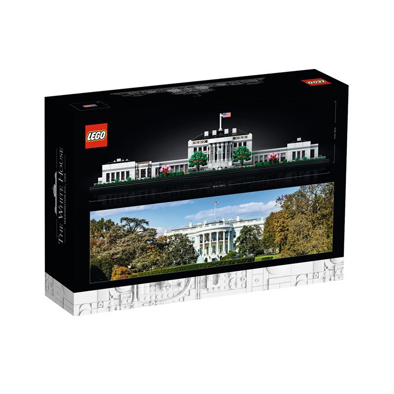 LEGO乐高建筑系列白宫21054拼插玩具