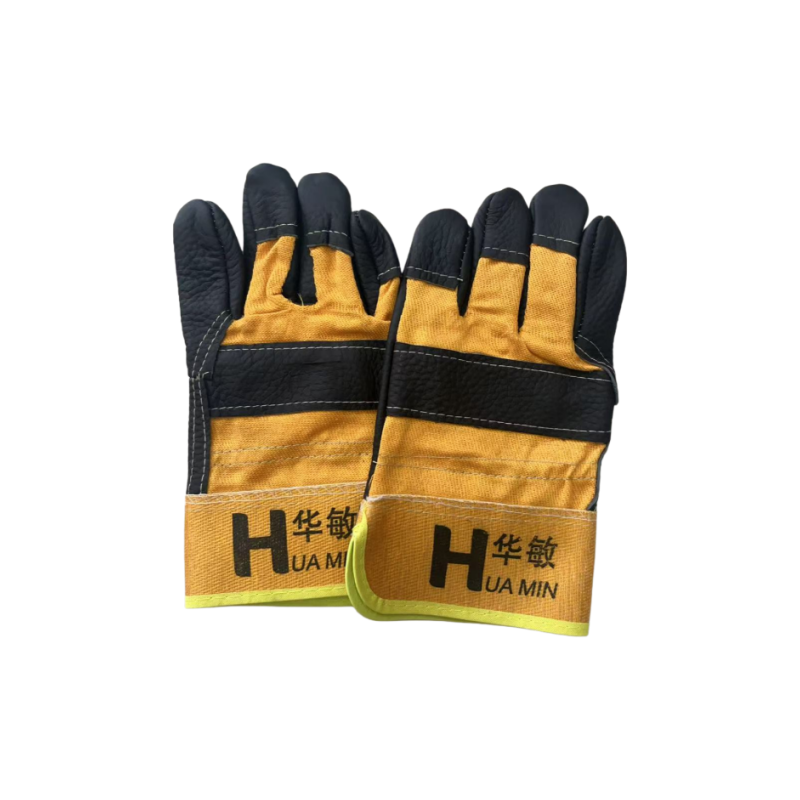 华敏 半皮全掌亮面手套 全掌亮面 副高清大图